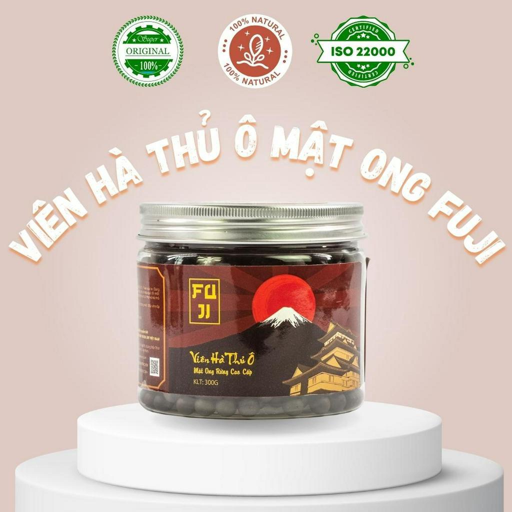 Hà Thủ Ô Viên Mật Ong FUJI 300g Giảm Rụng Tóc Hiệu Quả, Viên Hà Thủ Ô Mật Ong Rừng Cao Cấp Chuẩn ISO