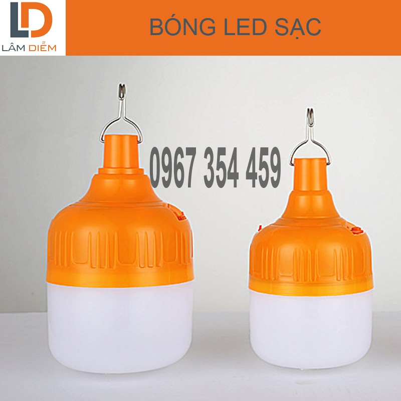 Bóng led bulb sạc tích điện kín nước siêu sáng
