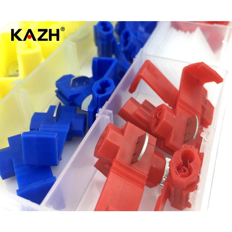 Hộp 30 cái cút nối dây điện nhanh chữ T các loại