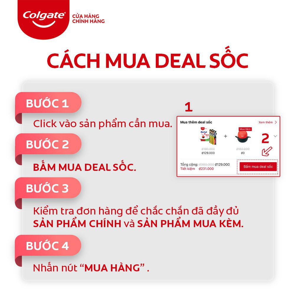 Combo 5 Kem đánh răng Colgate than tre Hàn Quốc 40g + Ly Thermal