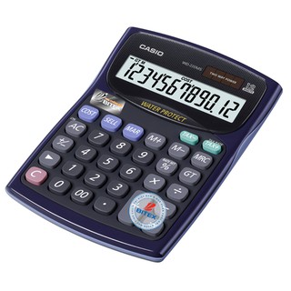 Máy Tính Casio WD-220MS Chống Bám Bẩn - Bàn Phím Có Thể Tháo Rời Để Rửa, 12 Chữ Số Siêu Bền