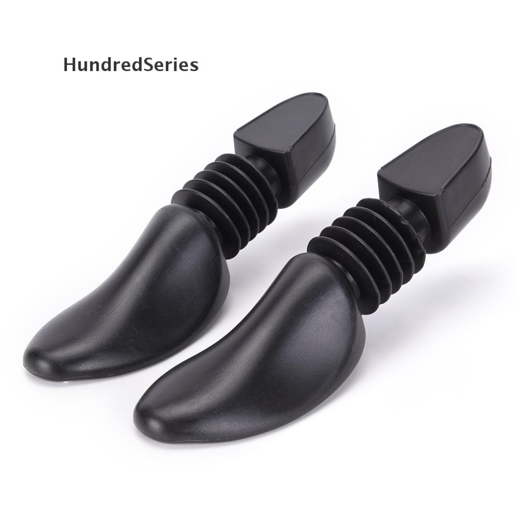 [HundredSeries] Hot Sale	2X Plastic Spring Loaded Shoe Tree Shaper Stretcher Women Adjustable [HOT SALE]