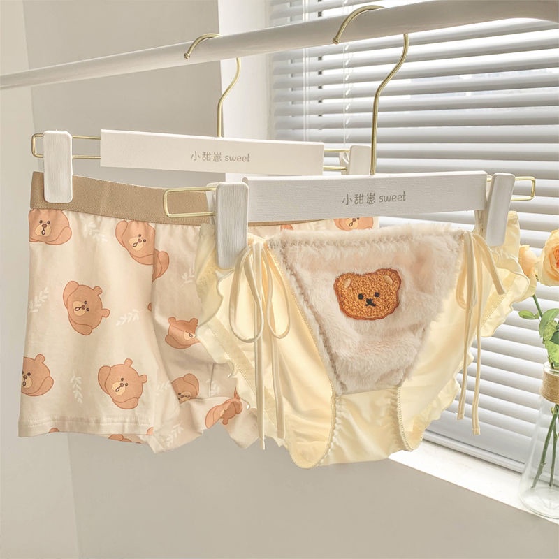 Cub * Quần Lót Cặp Đôi Hoạt Hình Nhẹ Dễ Thương Phong Cách Mới