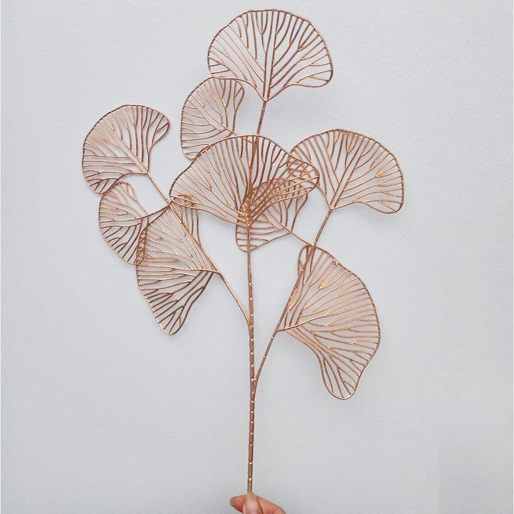 Cành Quạt Vàng, táo vàng, thông vàng Cắm decor trang trí tết, giỏ quà, bình hoa