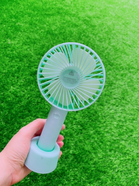 Quạt Mini Cầm Tay 3 Tốc Độ CÓ DÂY SẠC+ PIN | BigBuy360 - bigbuy360.vn
