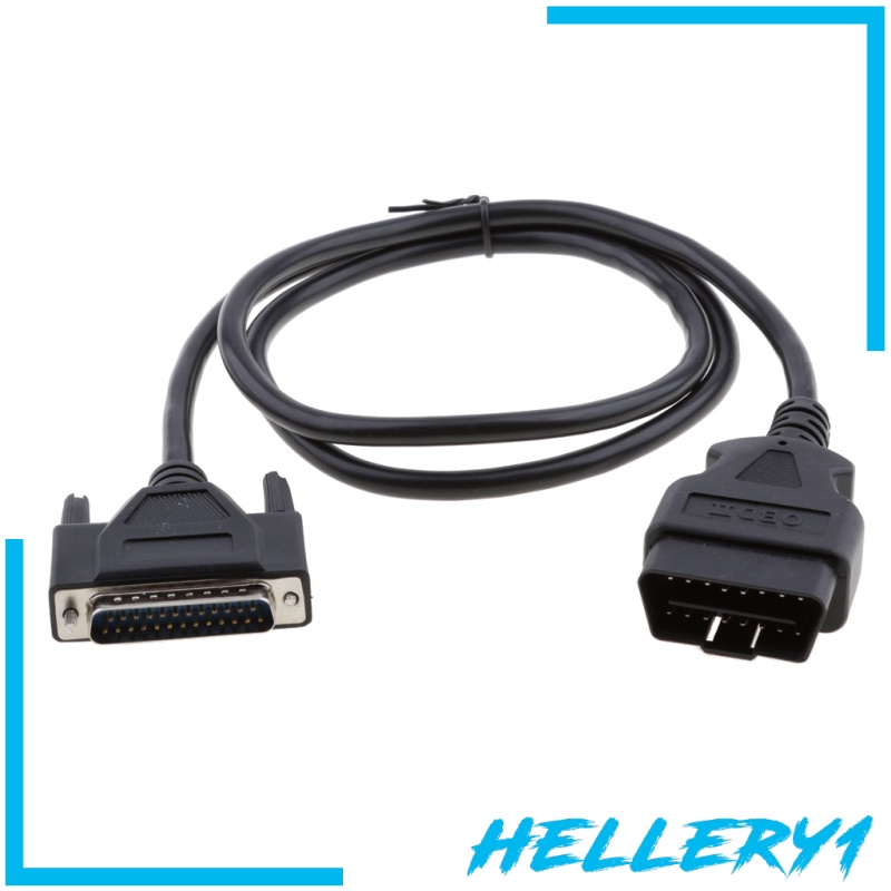 Cáp Chuyển Đổi OBD II 2 16Pin Sang DB25 25Pin Chuyên Dụng Cho Xe Hơi