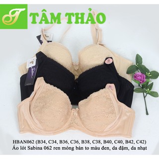 [HÀNG ĐỘC QUYỀN] HBAN062 - Áo lót cao cấp Thái Lan Sabina ren mỏng bản to