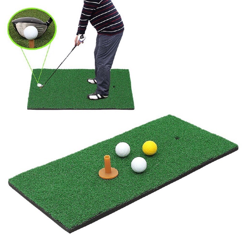 Thảm Tập Kỹ Thuật Swing Golf -  SwingChip/ Kèm 1 Tee Cao Su/ Kích Thước 30x60cm Nhỏ Nhẹ, Tiện Dụng