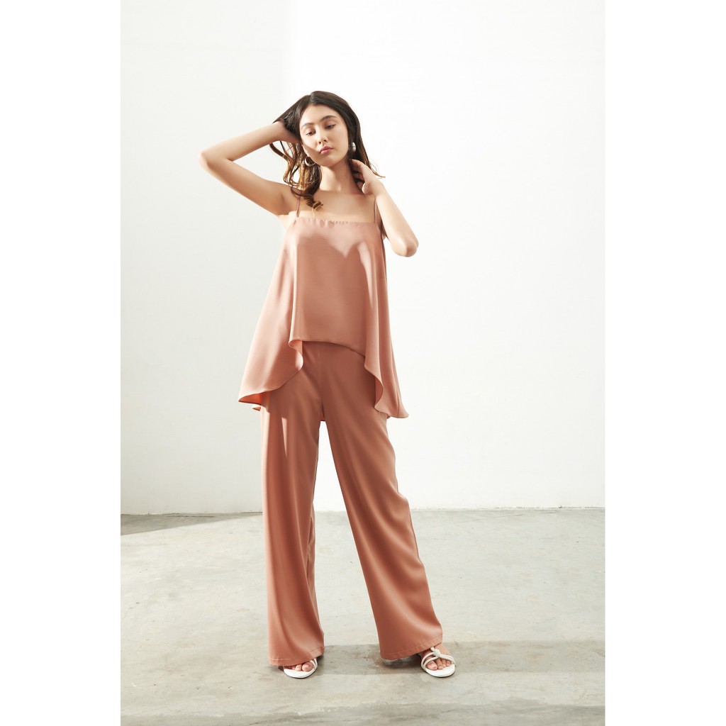 Bộ đồ ngủ lụa BNK14 Hồng Rose Charis | BigBuy360 - bigbuy360.vn