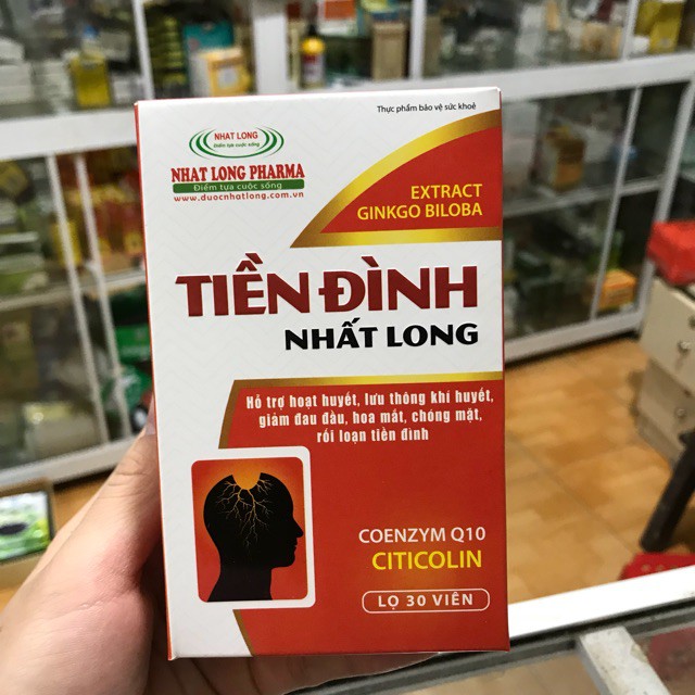 TIỀN ĐÌNH NHẤT LONG [Hộp 30 viên] - Rối loạn tiền đình, chóng mặt, hoạt huyết