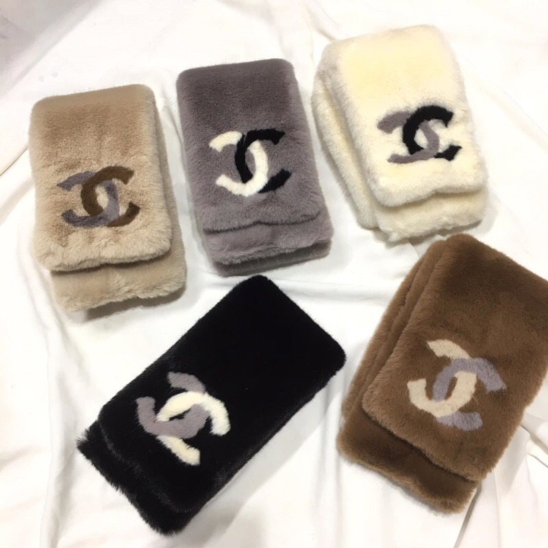 Khăn Quàng Cổ Lông Thương Hiệu Phong Cách Hq Sang Chảnh Cao Cấp