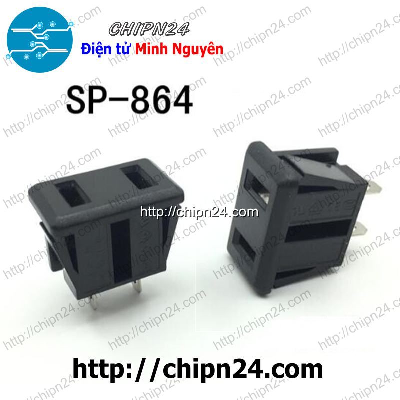 [1 CÁI] Socket AC Power 2 Pin SP-864 10A 250V