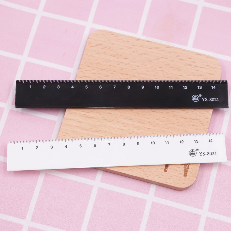 Ultra-light clay making tools, scales, plastic simple rulers, soft clay tools, sheeting, rubbing, cutting and measuring