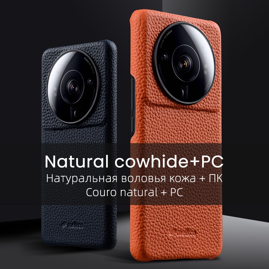 Ốp Điện Thoại Da Bò Thật Cao Cấp Cho Xiaomi 12S Ultra 5G Mi12S 12X 12 Pro