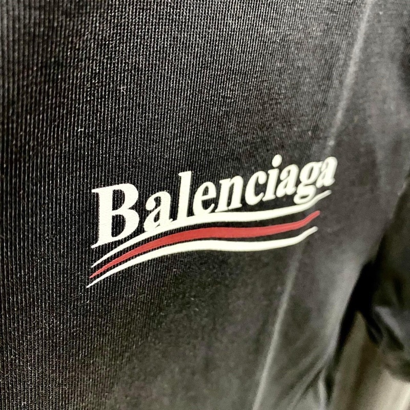 Áo thun - Balenciaga - BALENCIAGA WAVE LOGO PRINTED T-SHIRT