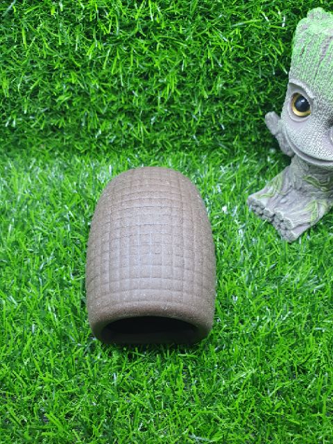 Mô Phỏng Hang Đồ chơi cho tép - Gốm nung trang trí cho thủy sinh - Hồ Cá - Guppy Xanh