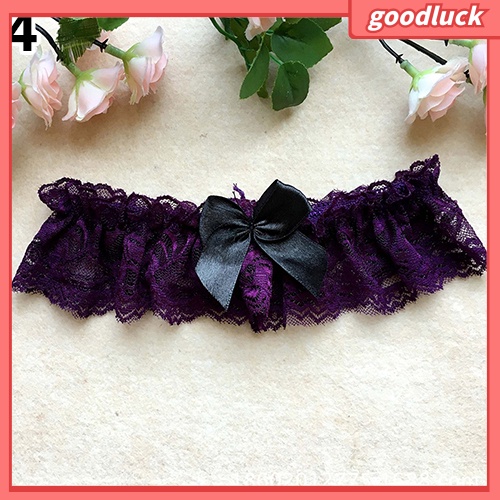 Đai ren đeo đùi đính nơ đáng yêu cho nữ