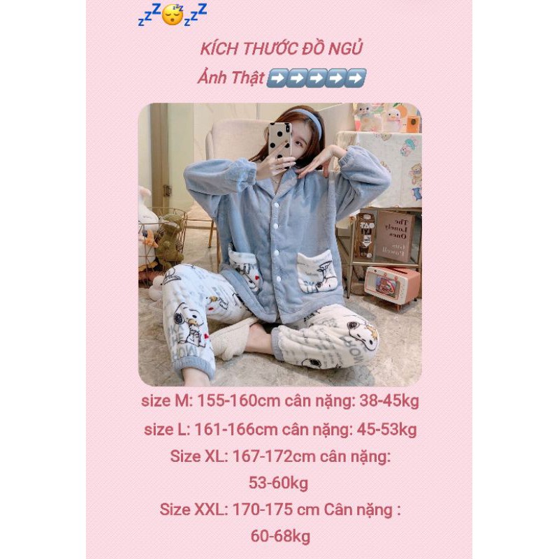 ORDER_ Bộ Ngủ Bông Hình Đáng Yêu N167 | BigBuy360 - bigbuy360.vn