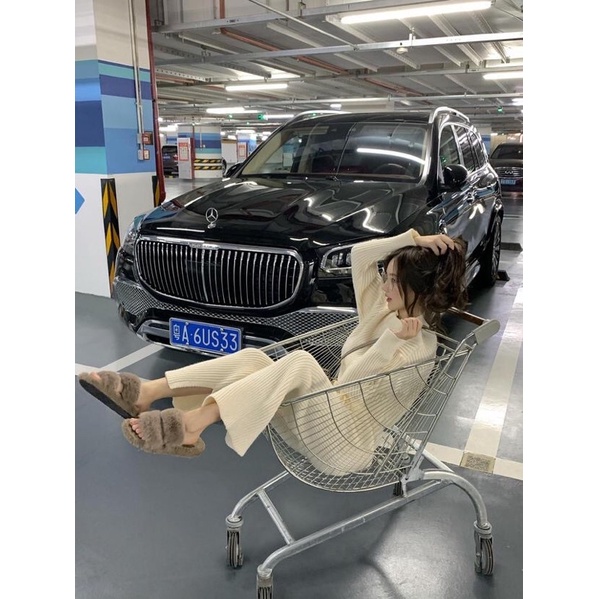 Set áo len tay dài + quần ống suông len 2021