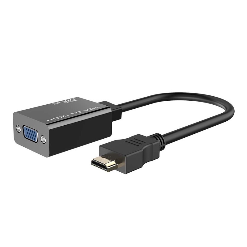 Cáp chuyển đổi HDMI sang VGA, Cáp HDMI to VGA ,dây HDMI-VGA audio , Cáp chuyển đổi HDMI to VGA MT- Viki Xịn.