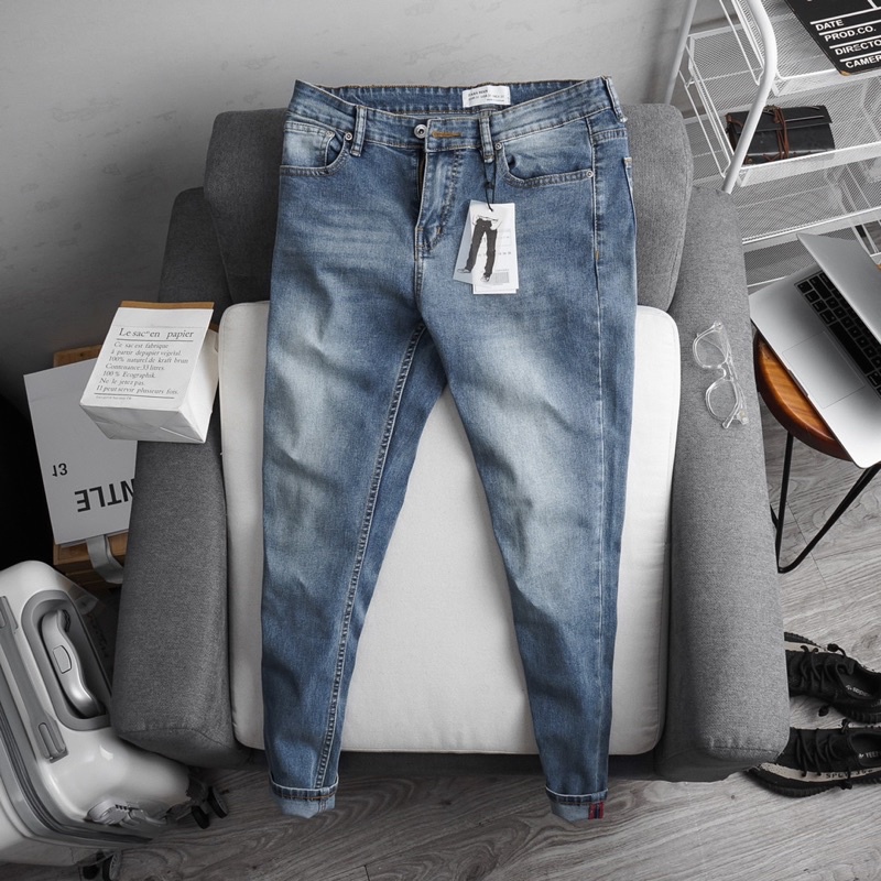 QUẦN JEAN NAM XANH WAX QUẦN BÒ NAM QUẦN RIN  ỐNG ÔM SHINKY PHA SLIMFIT VNXK THỜI TRANG HÀNG MỚI VỀ  CAO CẤP HAIAN JEANS