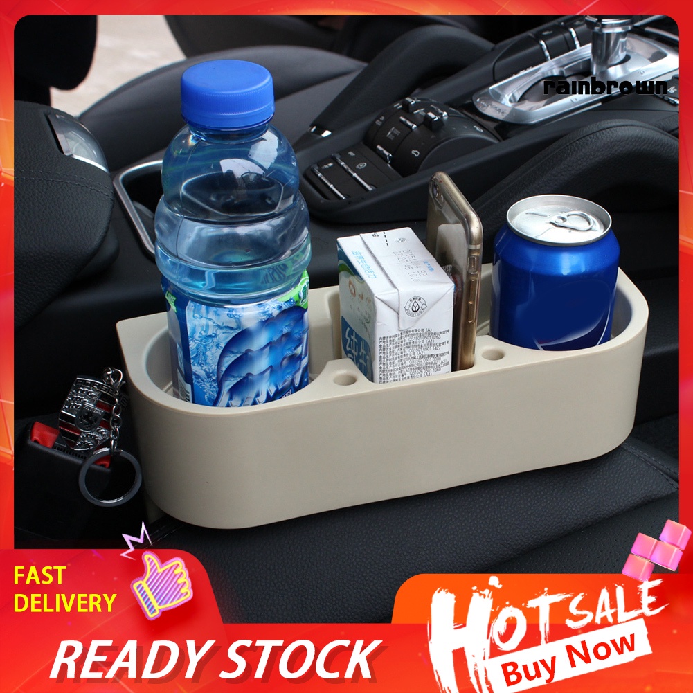 Giá Đỡ Bình Nước / Điện Thoại Gắn Khe Ghế Ngồi Xe Hơi