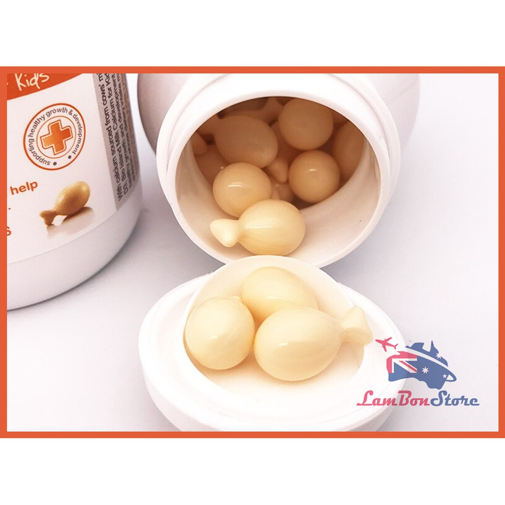 Canxi sữa Canxi Milk Bioisland bổ sung cho bé từ 7 tháng tuổi 90 viên - Úc