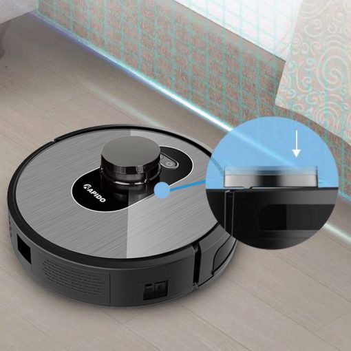 (Chính hãng) Robot hút bụi lau nhà RAPIDO R8S, bảo hành 12 tháng, diệt khuẩn bằng tia UV bảo vệ sức khỏe gia đình bạn.