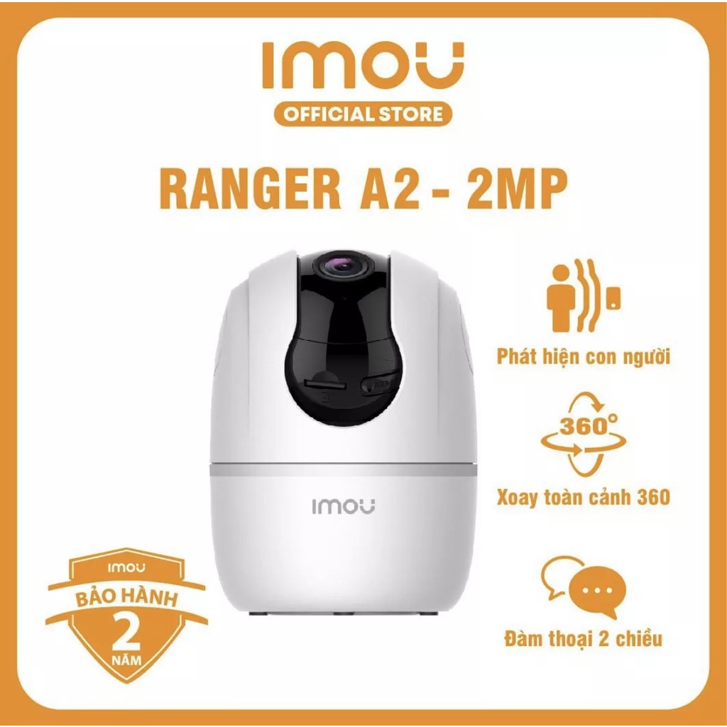 Camera IP WIFI XOAY 360 2M IMOU - A22EP-G Trong Nhà, chính hãng, bảo hành 24 tháng
