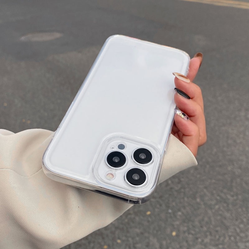 Ốp Điện Thoại Trong Suốt Dày Dặn Chống Sốc Chống Rơi 5 Gen Cho iPhone 13 12 11 Pro MAX XS MAX XR X 7+ 8 Plus