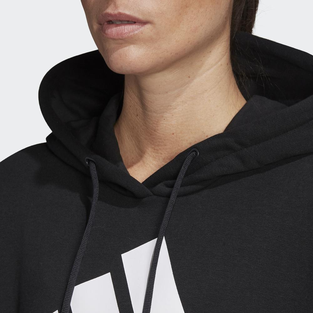 [Mã WABRD8 giảm 150K đơn 1 triệu] Áo hoodie huy hiệu thể thao dáng dài Nữ Màu đen FM1044 | BigBuy360 - bigbuy360.vn