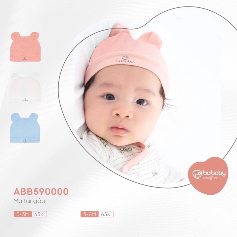 Phụ kiện sơ sinh Bu Baby : mũ Bu sơ sinh