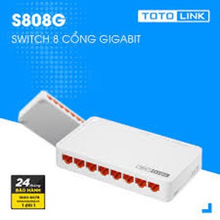 [Mã 44ELSALE2 giảm 7% đơn 300K] Switch (bộ chia mạng) Totolink S808G 8 cổng Gigabit - Hãng phân phối chính thức