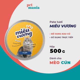 Pate tươi cho chó mèo Miêu Vương 500g