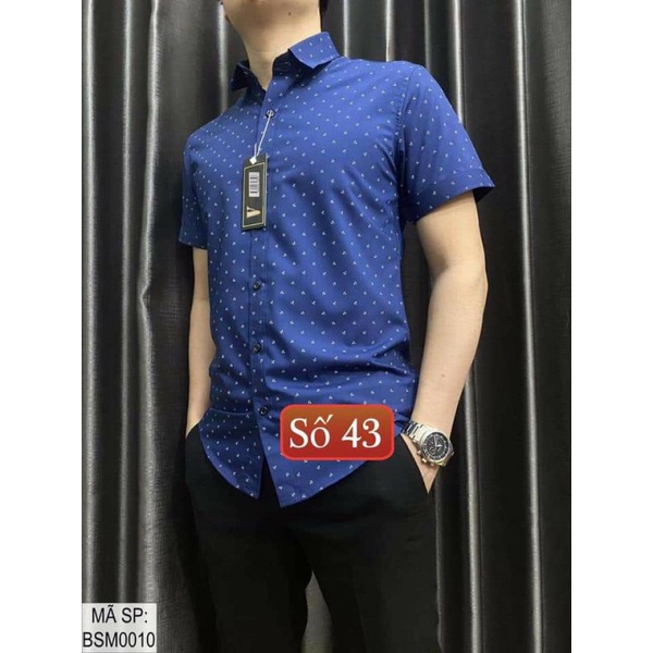 Áo sơ mi nam cộc tay Chivaro | BigBuy360 - bigbuy360.vn