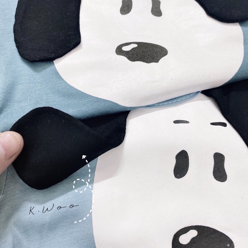 Bộ dài tay thun lạnh phiên bản Snoopy cực đẹp cho bé trai gái