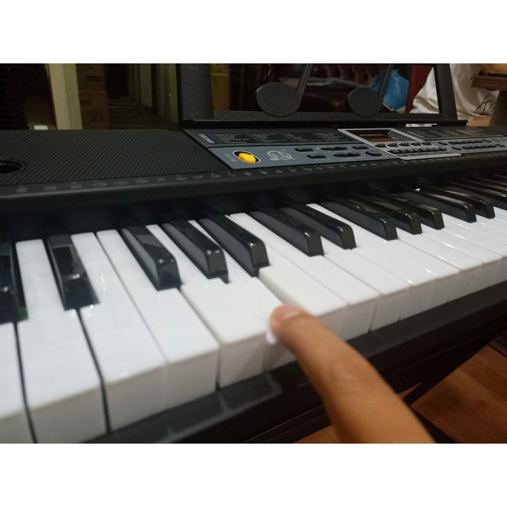 Đàn Piano điện tử 61 phím  Đàn Piano Đàn Organ Electronic Keyboard Có Kèm Giá Đỡ Nhạc Lý