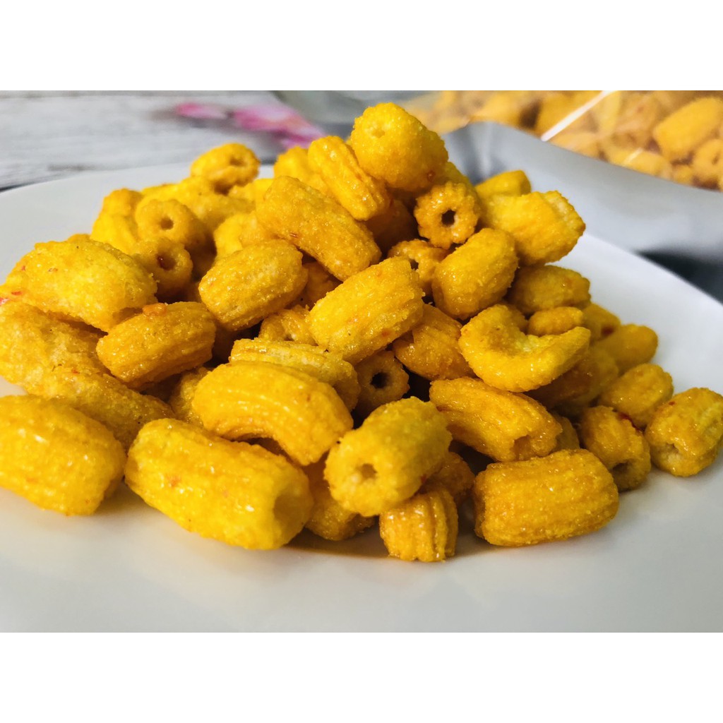 500g nui sấy giòn tẩm gia vị vừa ăn
