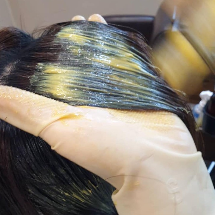 Thuốc uốn tóc Organic British M Pumkin Enzyme Perm 400g (Cặp Số 9)