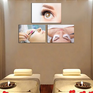 Tranh spa đẹp trang trí tiệm nối mi, phun mày, nail, thẩm mỹ viện, hình dán format rẻ đẹp