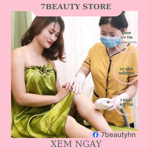 Váy quây spa lụa cao cấp, chất vải mát, dày dặn, chun chắc chắn, sẵn nhiều màu