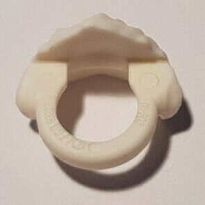 Phụ Kiện LEGO Râu Trắng Ngắn / Ria Mép / Râu Ông Già Noel ID 4610044 93223