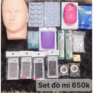 Set đồ học nối mi cơ bản cho người mới , set sơn
