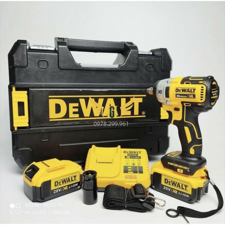 [ HÀNG CAO CẤP ] MÁY SIẾT BULONG DEWALT 20V DFC887, ĐỘNG CƠ KHÔNG CHỔI THAN, PIN TRÂU MÁY KHỎE