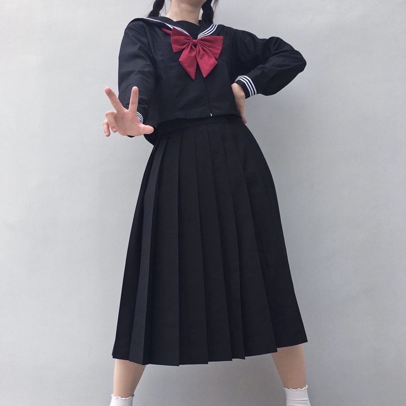 Chân váy xếp ly dài công sở | BigBuy360 - bigbuy360.vn