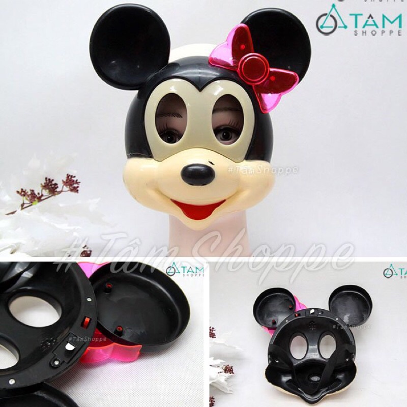 [NHỰA DÀY - AN TOÀN - KÈM PIN] Mặt nạ nhân vật hoạt hình Disney có đèn Led HLW-MN-27-3