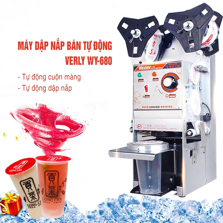 Máy dập cốc ép ly bán tự động WY680