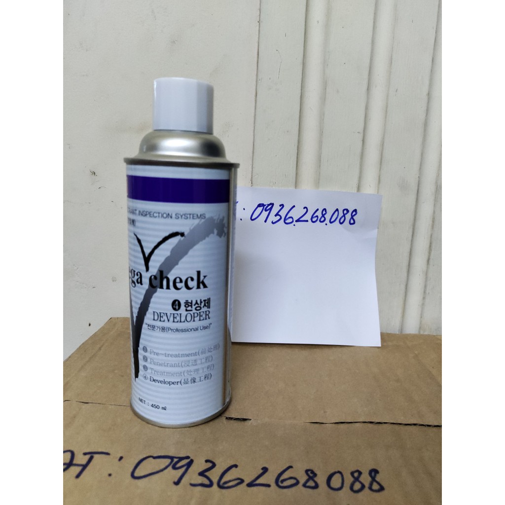 Dung dịch kiểm tra mối hàn Megacheck -Deverloper ( số 4) Nabakem Hàn Quốc