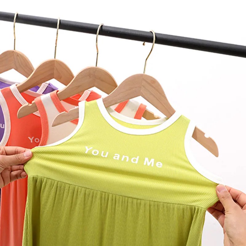 V02 HOT !! váy sát nách xòe mặc đi học đi chơi xinh xắn , màu sắc tươi tắn cho bé gái