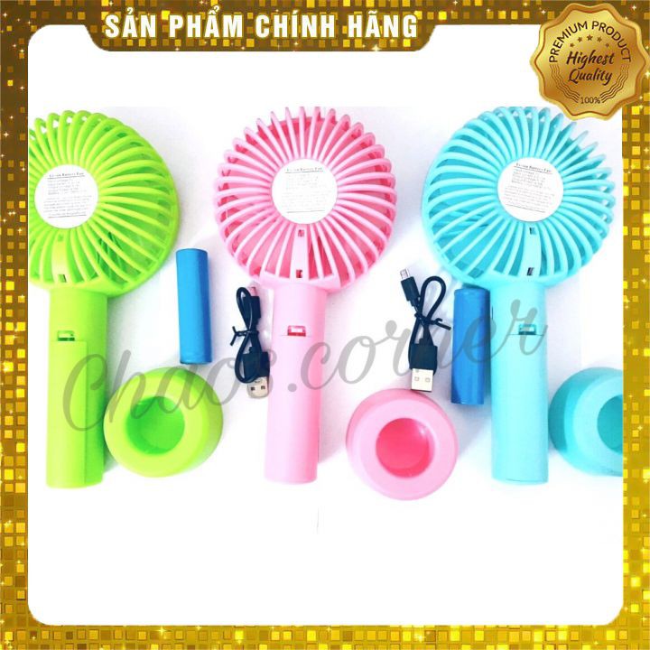 quạt mini cầm tay , để bàn siêu tiện dụng cho mùa hè (giao màu ngẫu nhiên )